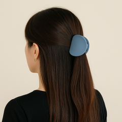 Matte Round Claw Clips – Pastel Elegance Series (Medium, 6-Pack)