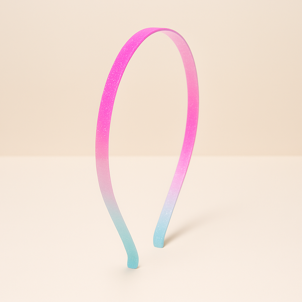 Rainbow Shimmer Gradient Headbands – Medium Size