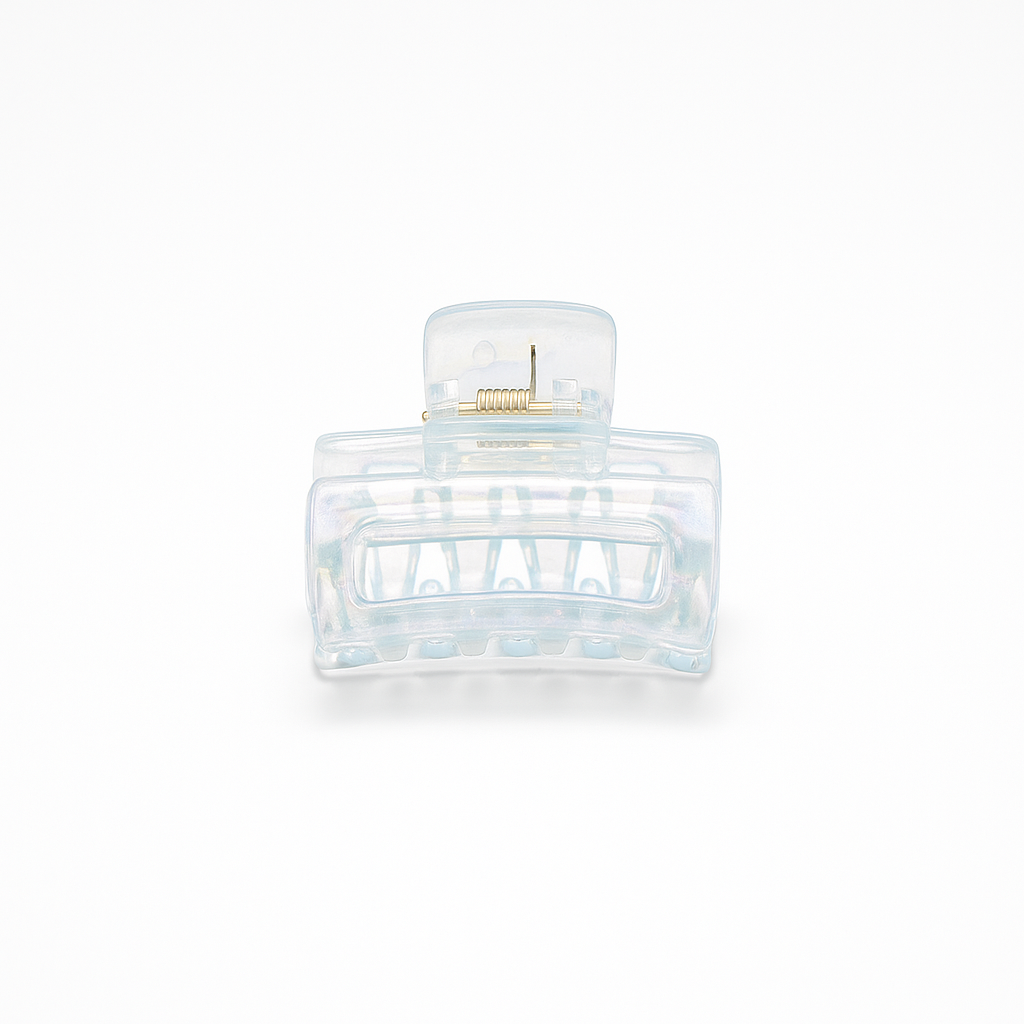 Iridescent Mini Claw Clip Set – Pack of 15