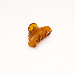 6-Pack Mini Hair Claw Clips – Multicolor Glossy Finish, Strong Hold for Daily Styling