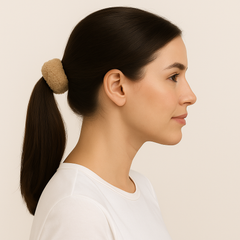 Pack of 12 Soft Furry Hair Scrunchies – Neutral Tones