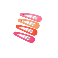 20-Pack 5 cm Matte Color Snap Hair Clips – No-Slip Metal Barrettes for Girls, Women & Kids