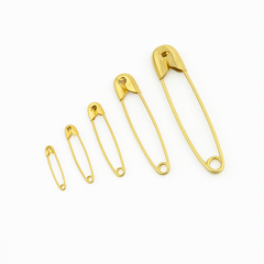 Gold & Silver Safety Pins (Pack of 120) – 5 Sizes – Rust-Free Premium Quality for Tailoring, Crafting & Daily Fixes