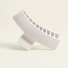 Glossy XL Claw Clips – 3-Pack Ivory & Mint Elegance (Large)