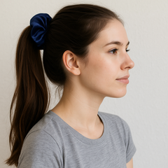 Premium Satin Scrunchie Set – Pack of 6 (Bold Luxe Colors)