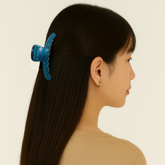 Translucent Color Claw Clips – Bright Everyday Essentials (Medium, 6-Pack)